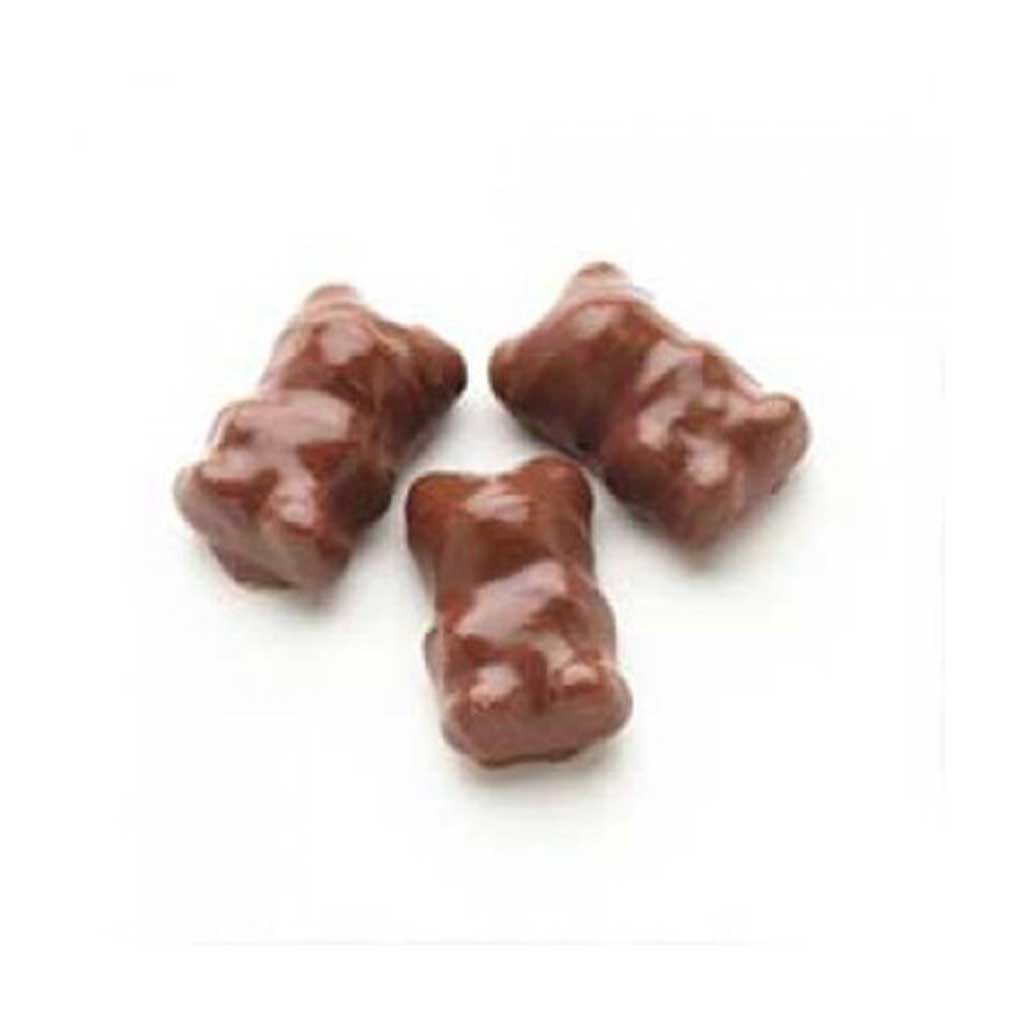 Chocolate Covered Cinnamon Gummi Bears Confection - Nibblers Popcorn Company
