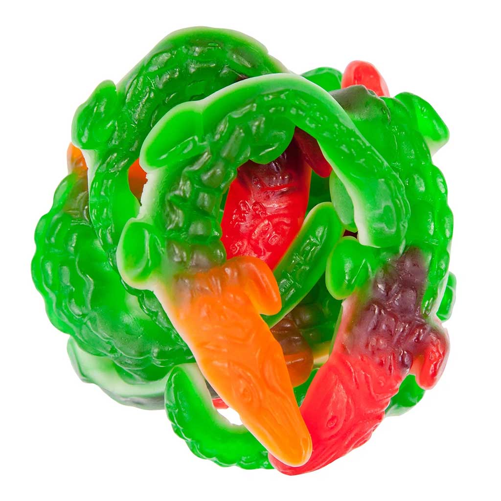 Gummy Crocodiles Confection - Nibblers Popcorn Company