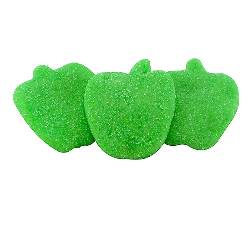 Gummy Sour Green Apples Confection - Nibblers Popcorn Company