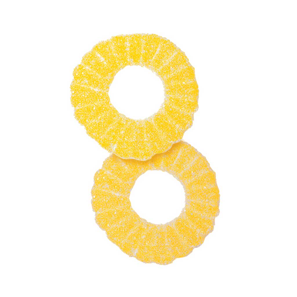 Gummy Sour Pineapple Slices Confection - Nibblers Popcorn Company