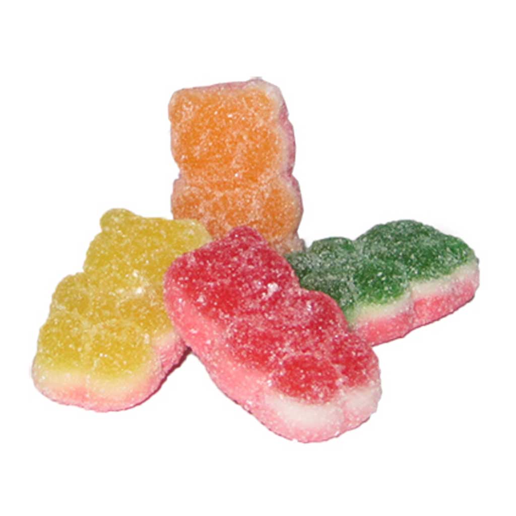 Gummy Sour Triple-Layer Bears Confection - Nibblers Popcorn Company