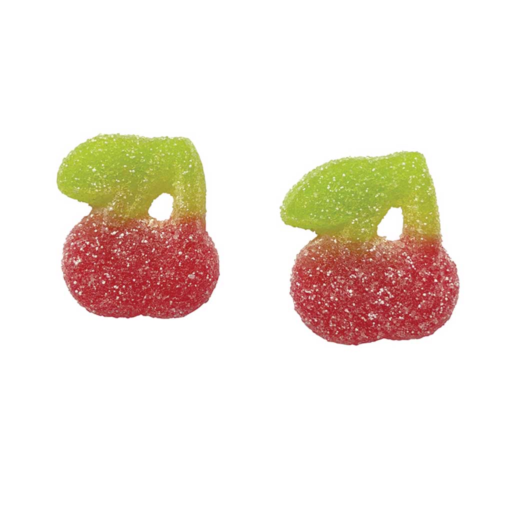 Gummy Sour Twin Cherries Confection - Nibblers Popcorn Company