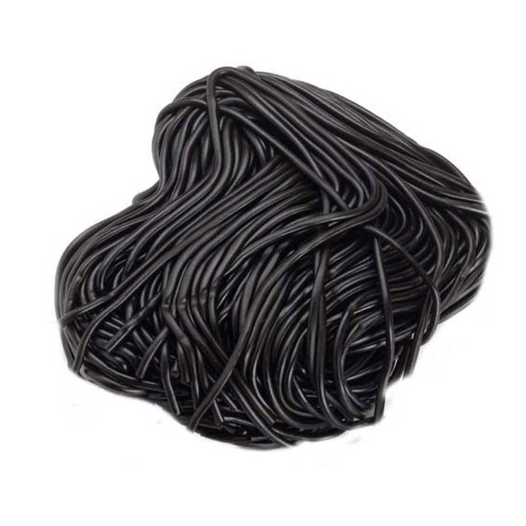 Licorice Laces - Black Confection - Nibblers Popcorn Company