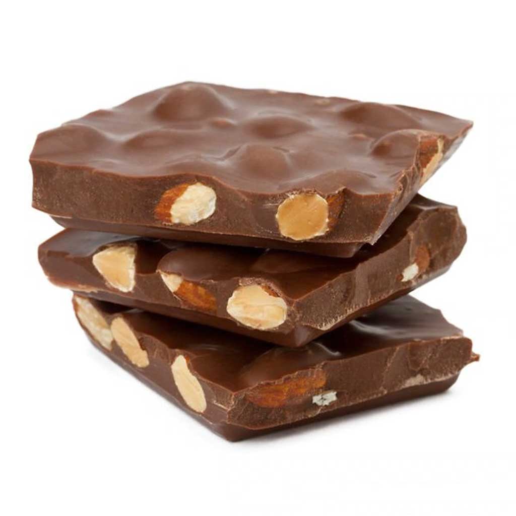 Milk Chocolate Almond Bark Confection - Nibblers Popcorn Company