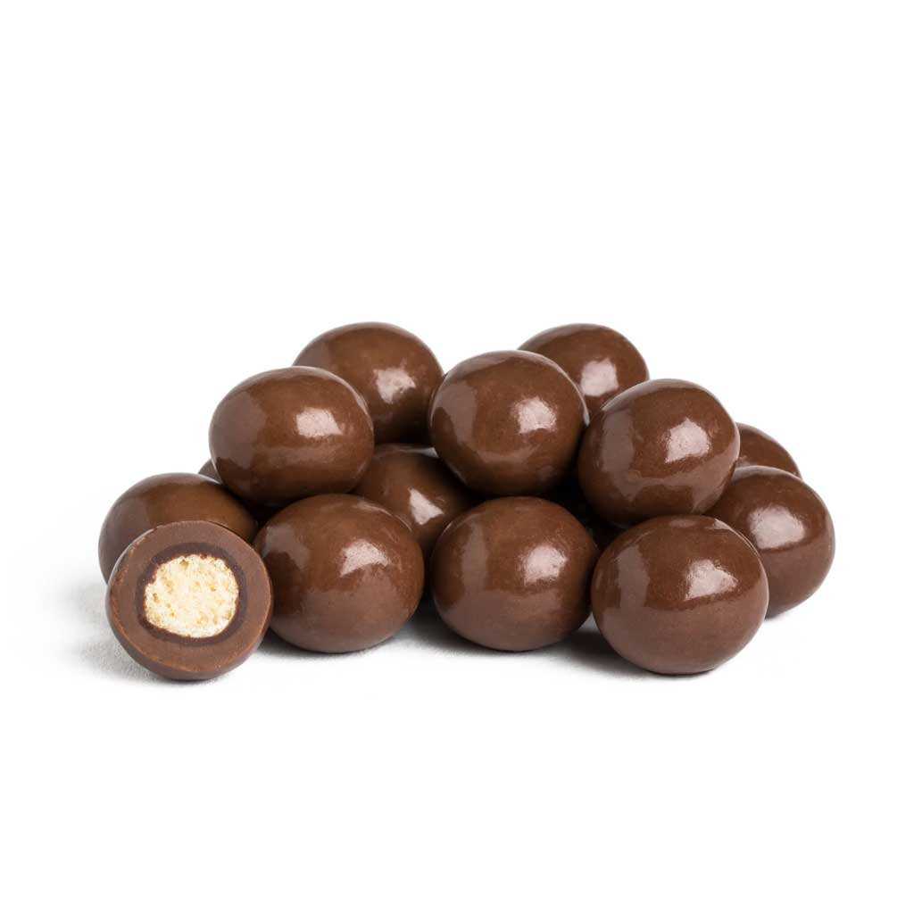 Milk Chocolate Malt Balls Confection - Nibblers Popcorn Company