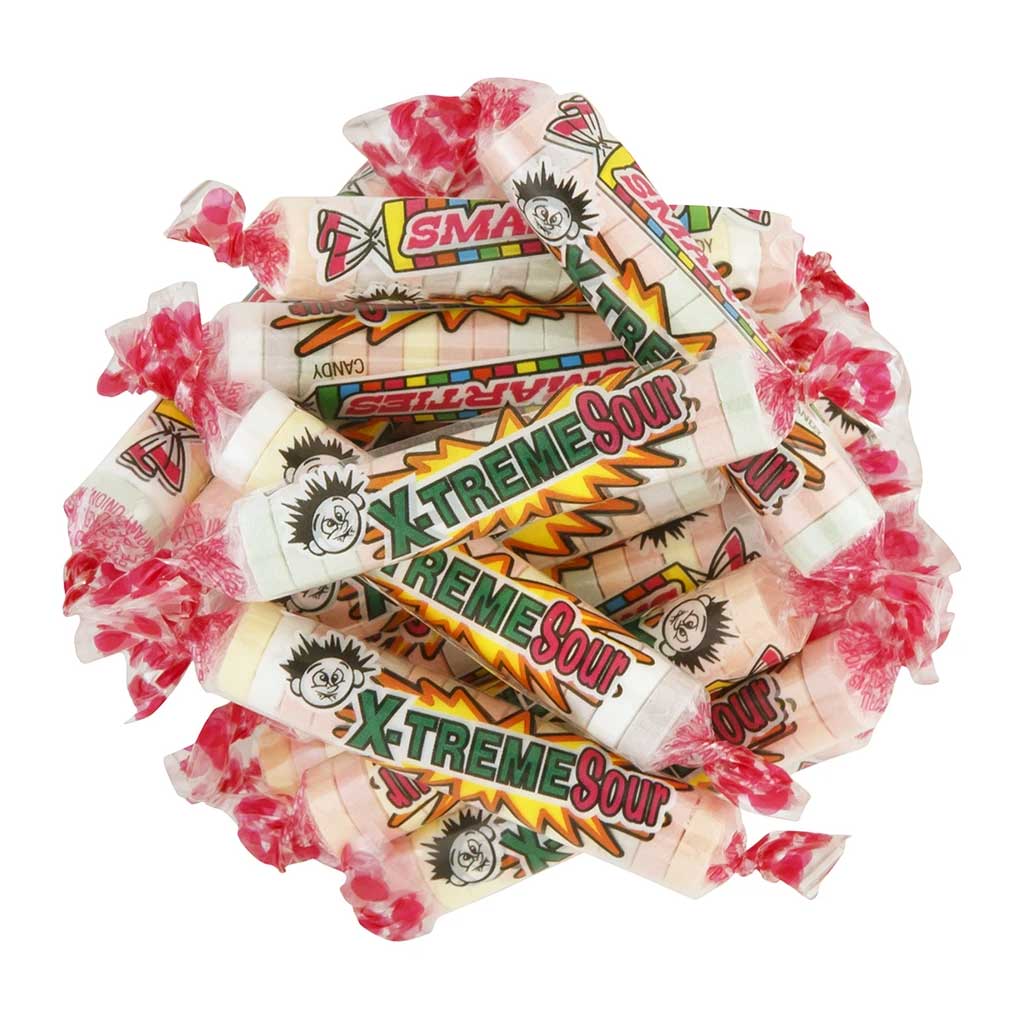 Smarties X-Treme Sours Confection - Nibblers Popcorn Company