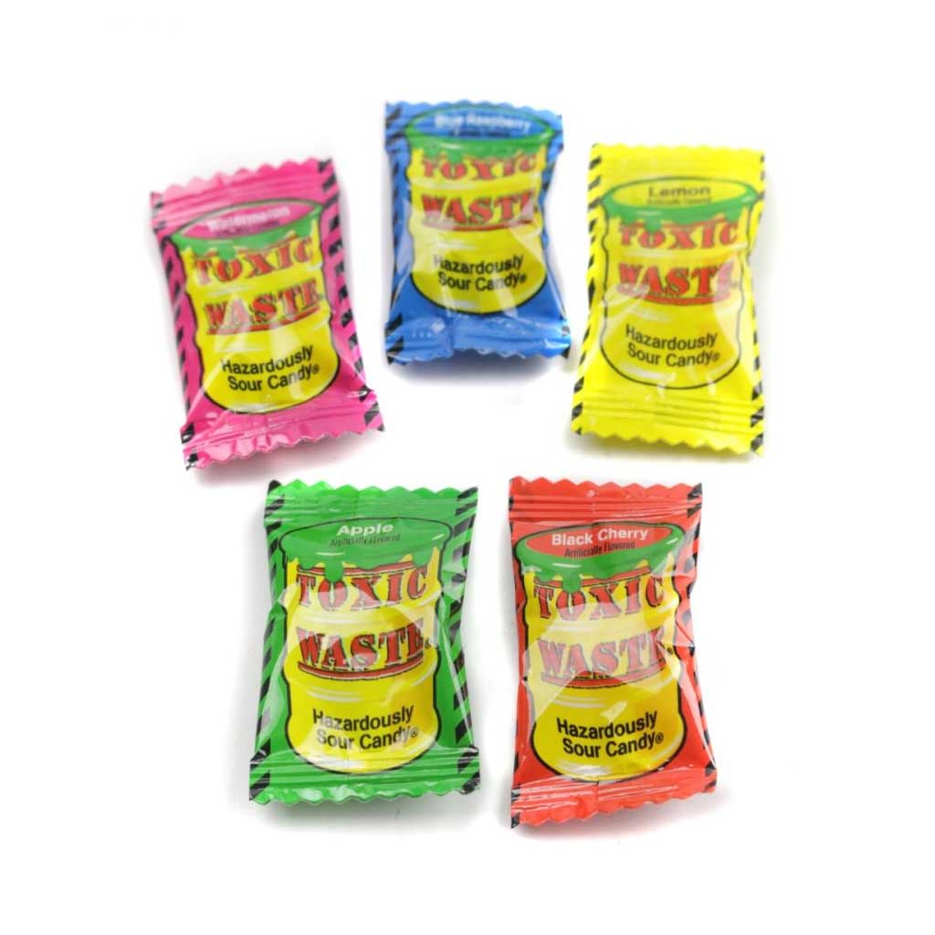 Toxic Waste Candies Confection - Nibblers Popcorn Company
