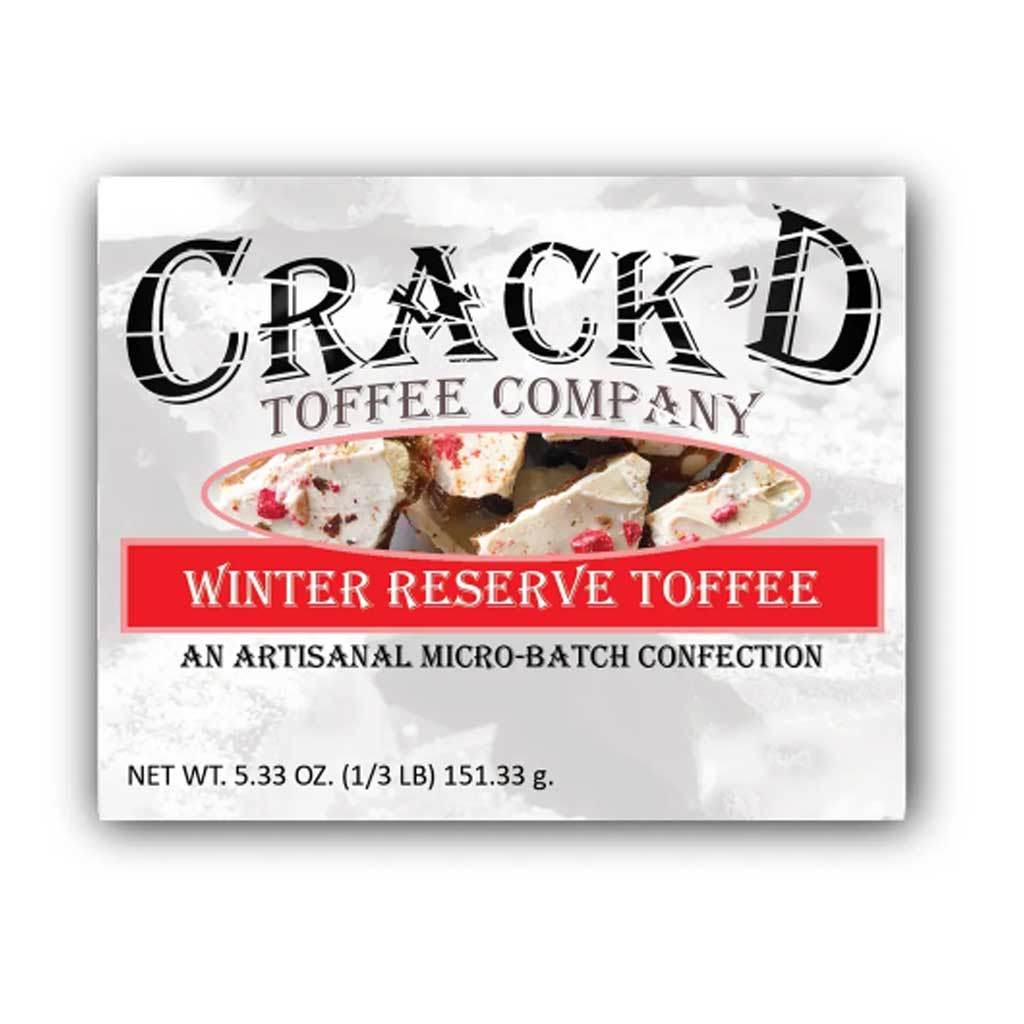 Crack’d Toffee - Winter Reserve Confection - Nibblers Popcorn Company
