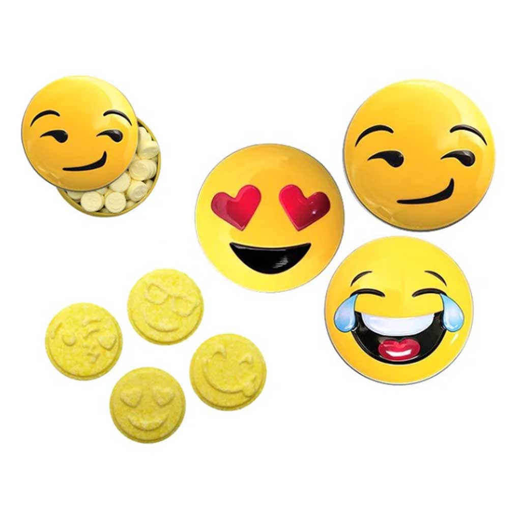 Emojy Mints Tin Confection - Nibblers Popcorn Company