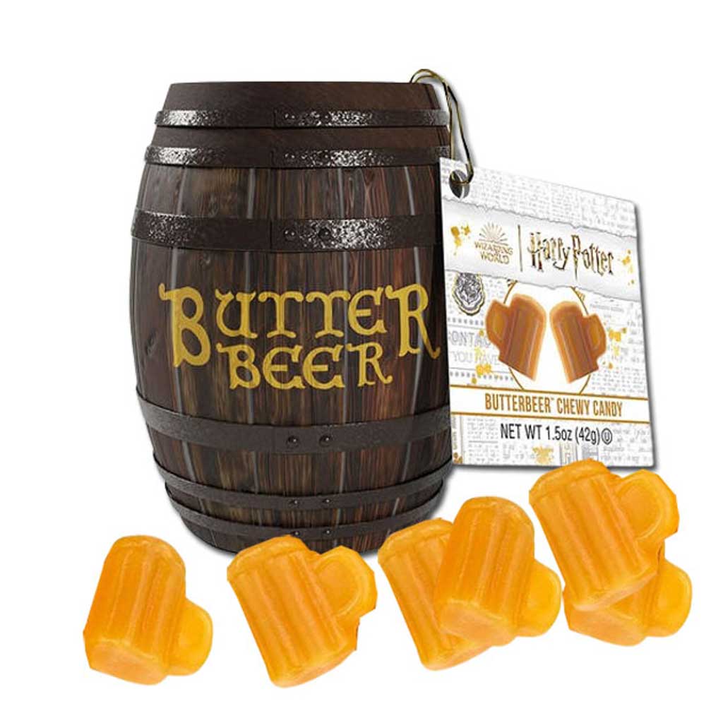 Harry Potter Butterbeer Chewy Candy Barrel Confection - Nibblers Popcorn Company