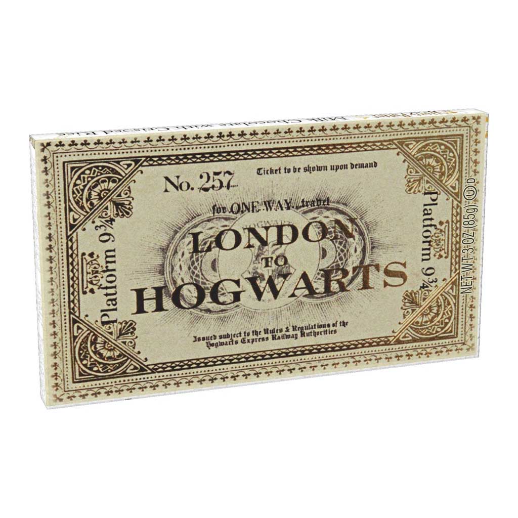 Harry Potter Platform 9 3/4 Ticket Chocolate Bar Confection - Nibblers Popcorn Company