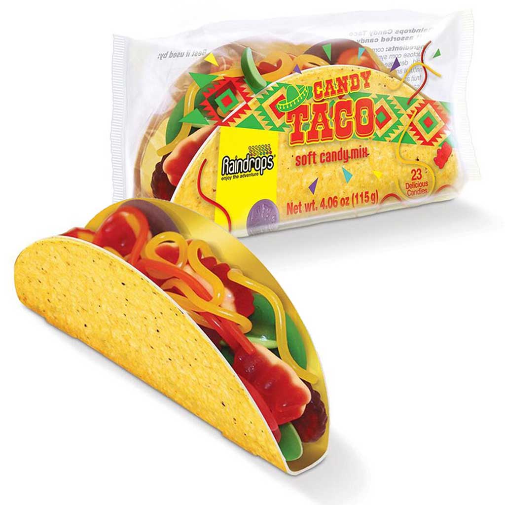 Raindrops Candy Taco