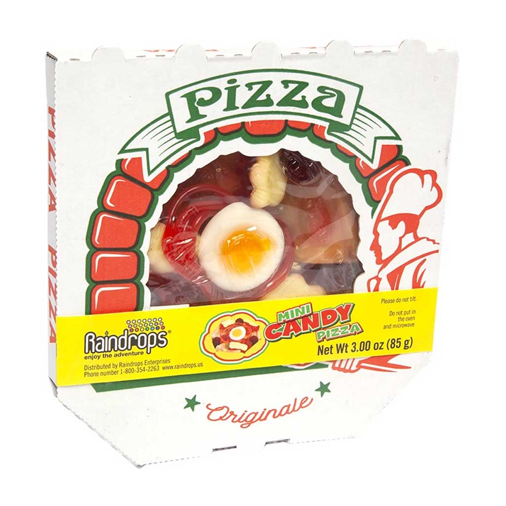 Raindrops Gummy Pizza - Small Confection - Nibblers Popcorn Company