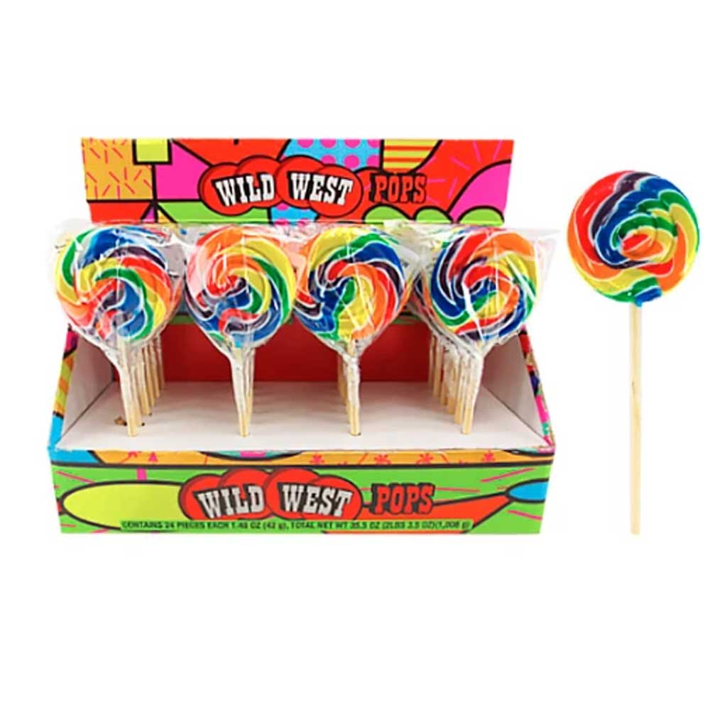 Wild West Swirl Pop Confection - Nibblers Popcorn Company