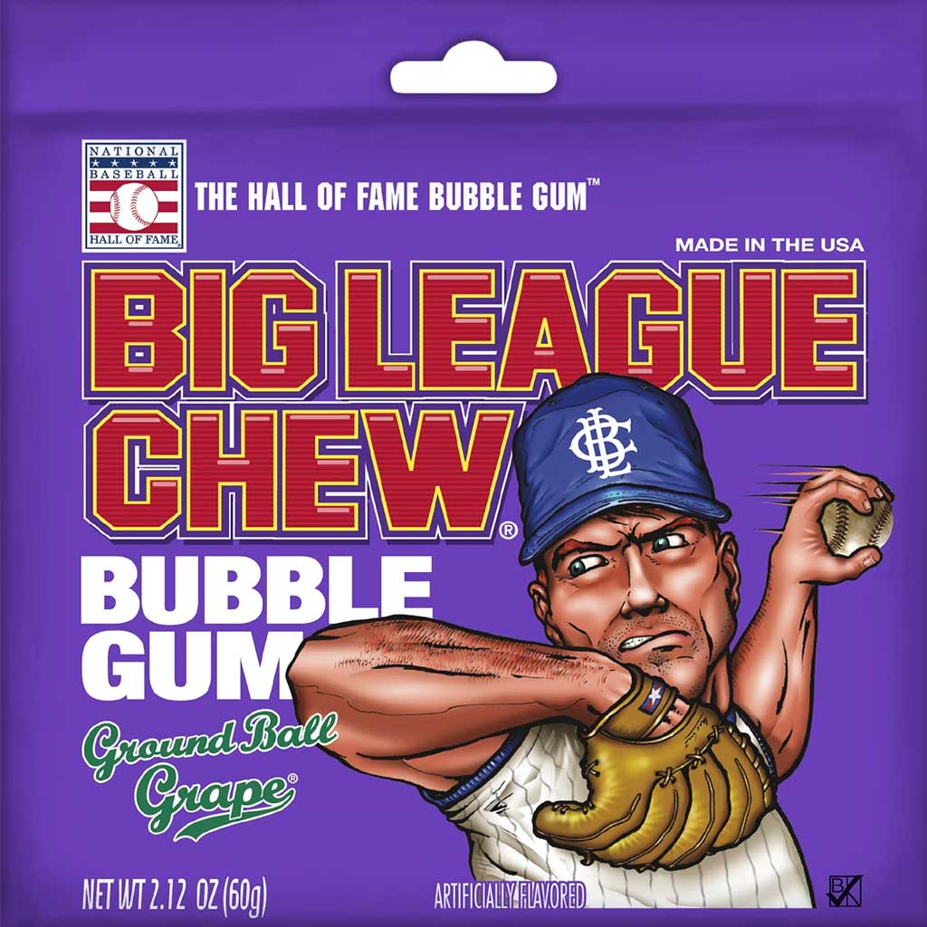 Big League Chew - Grape Confection - Nibblers Popcorn Company