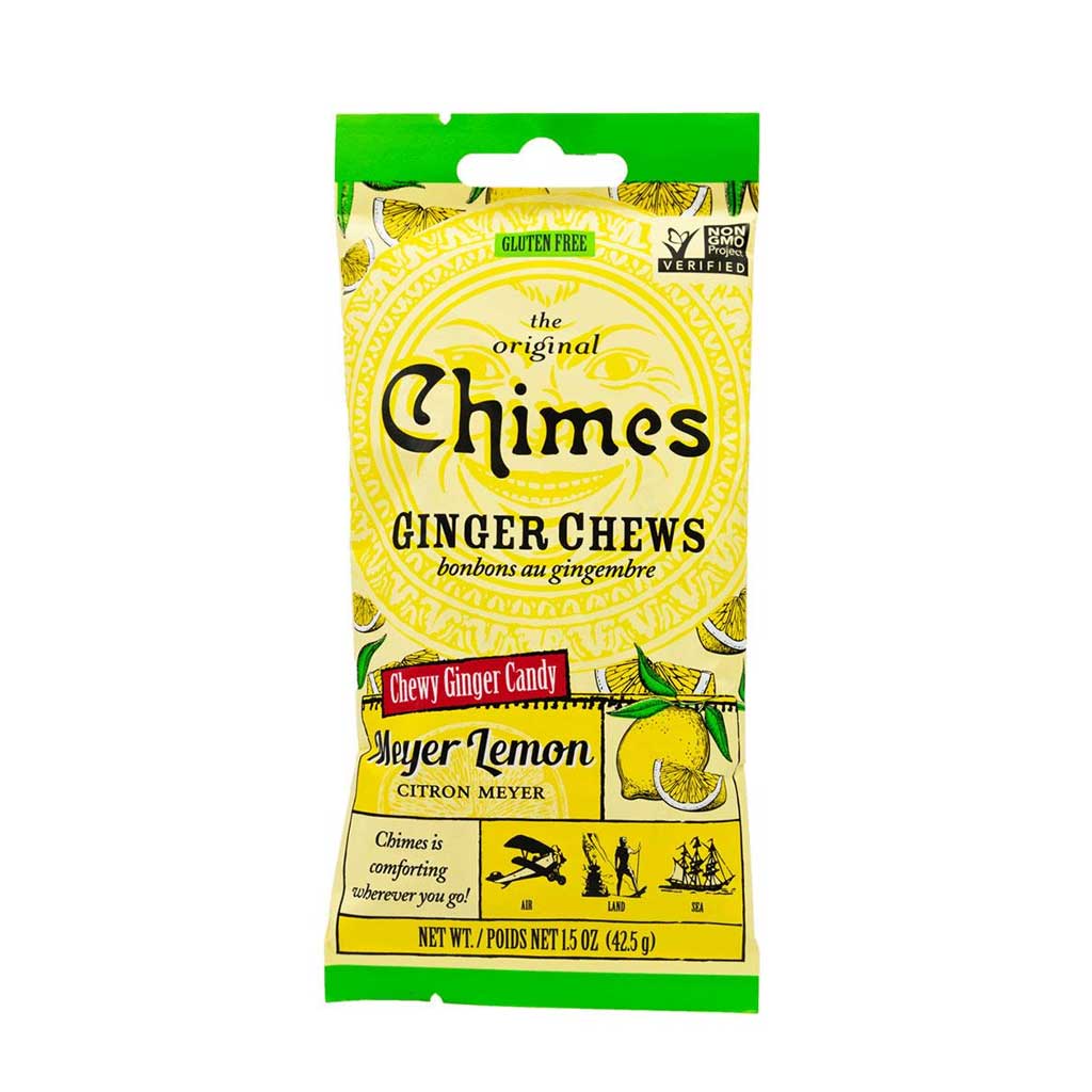 Chimes Ginger Chews - Lemon Confection - Nibblers Popcorn Company