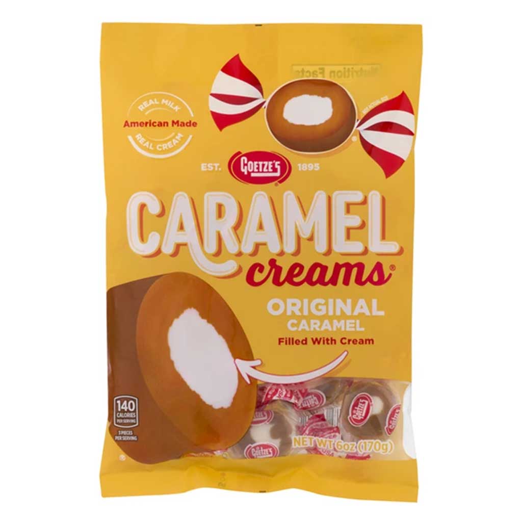 Goetze Original Caramel Creams Confection - Nibblers Popcorn Company