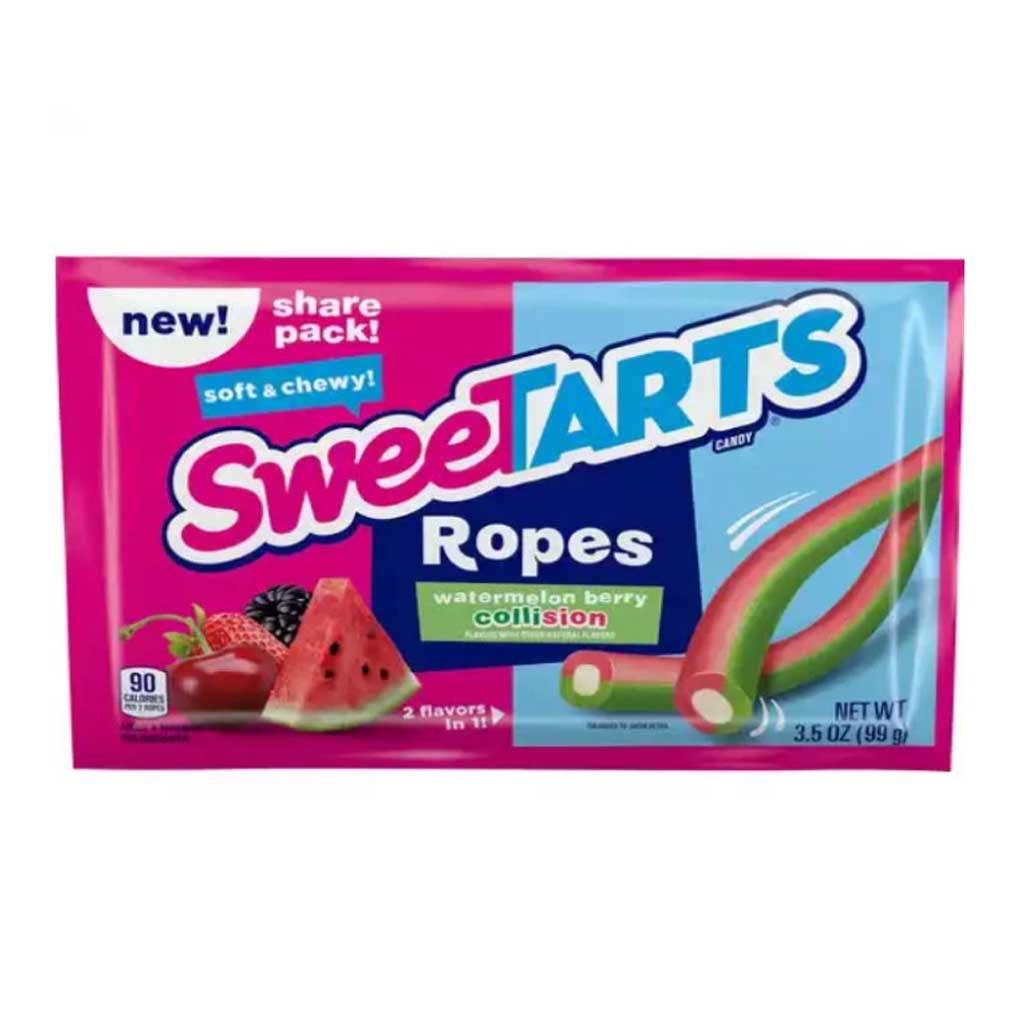 Sweetarts Ropes - Watermelon Berry Confection - Nibblers Popcorn Company