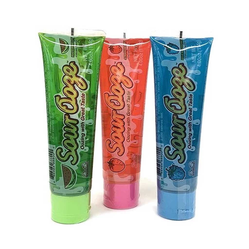 Sour Ooze Tube Confection - Nibblers Popcorn Company