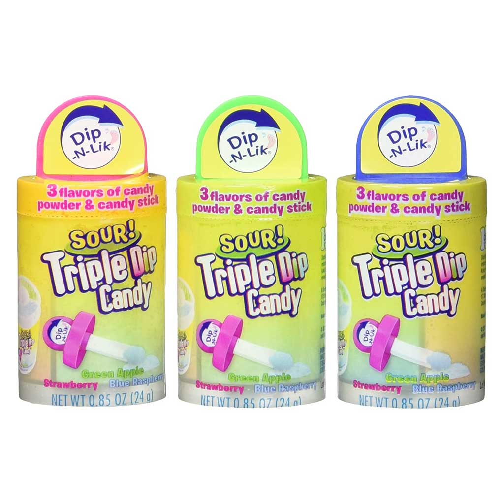 Dip-N-Lik Sour Triple Dip Candy