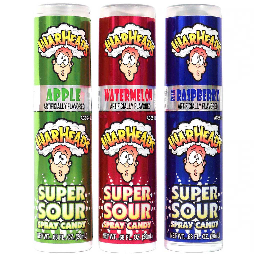 Warheads Super Sour Spray Confection - Nibblers Popcorn Company