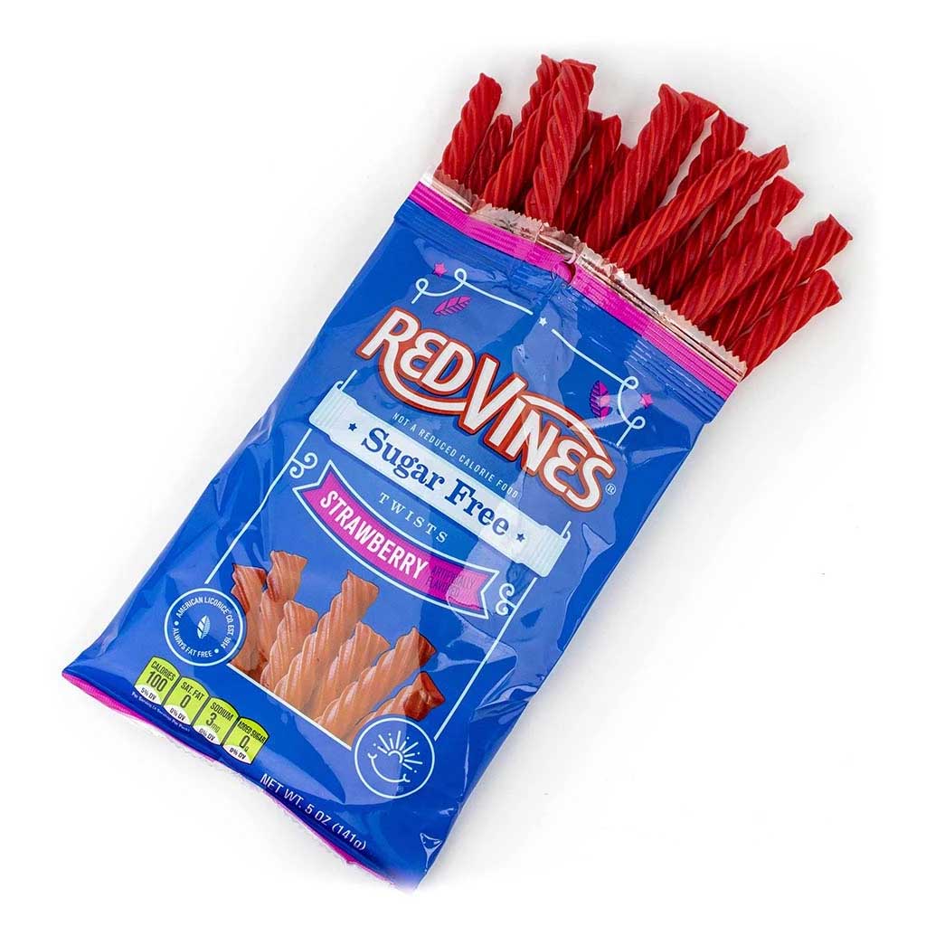 Red Vines Strawberry Sugar Free Confection - Nibblers Popcorn Company