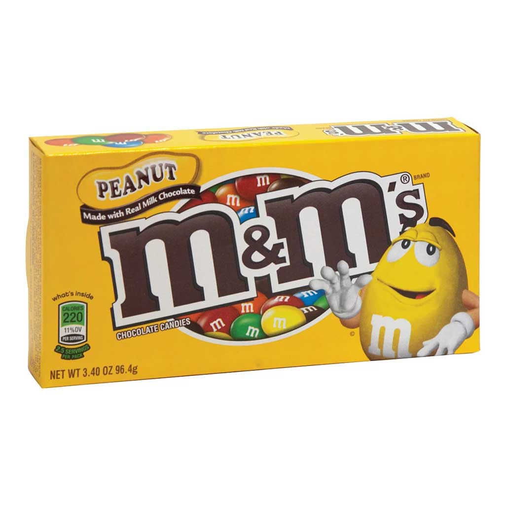 M&Ms Peanut Theaterbox - Nibblers Popcorn Company