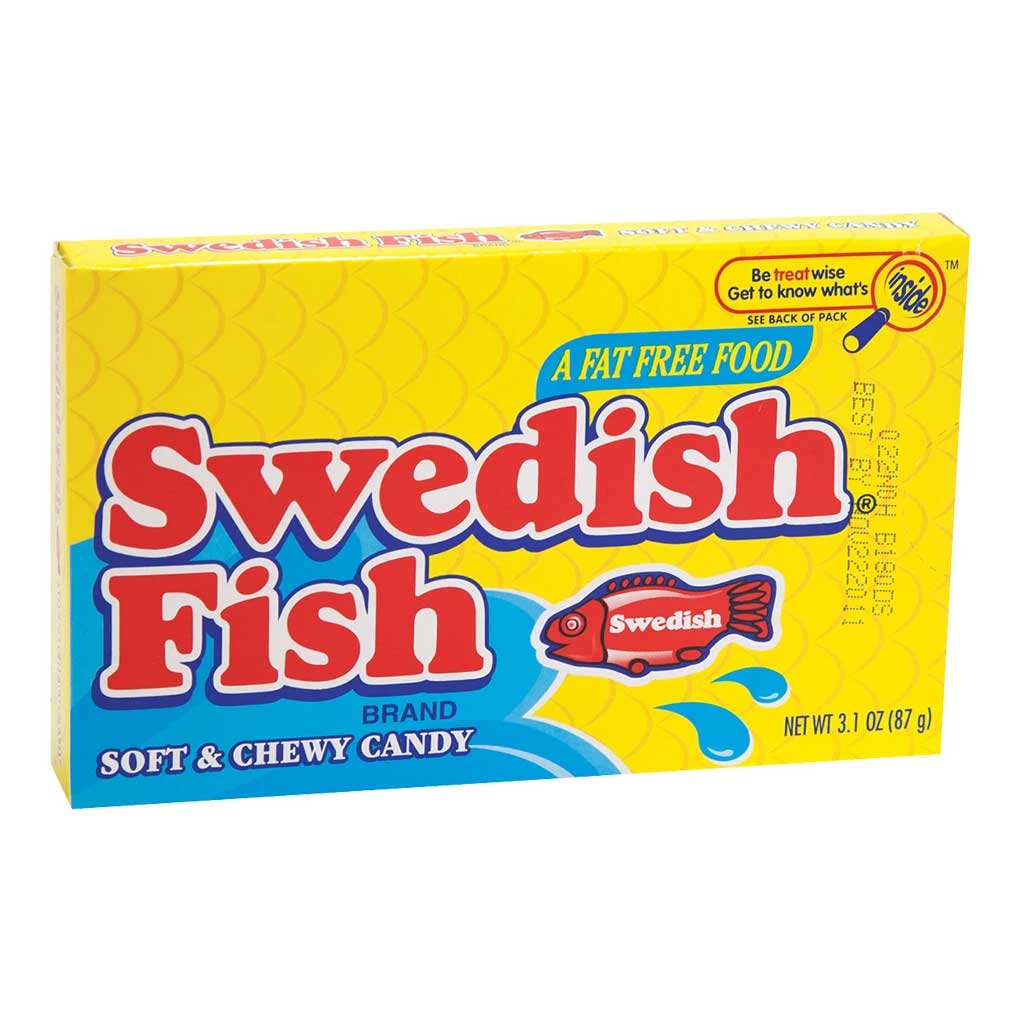 Swedish Fish Red Theaterbox Confection - Nibblers Popcorn Company