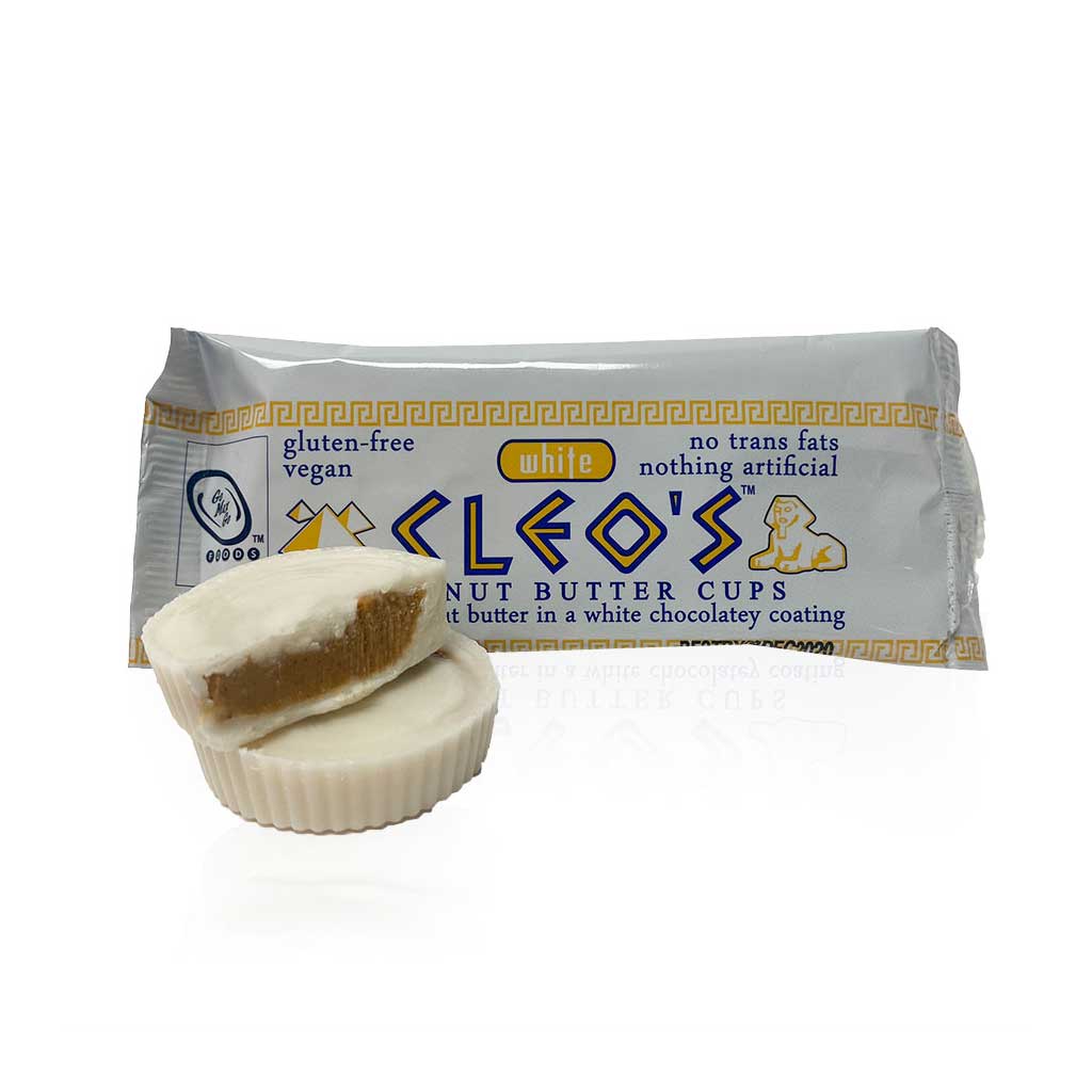 Cleo's Peanut Butter Cups - White Chocolate